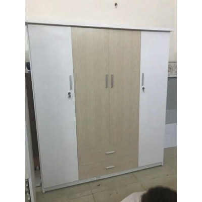 Tủ màu gỗ phối trắng Cao 185 rộng 1m65 sâu 50 