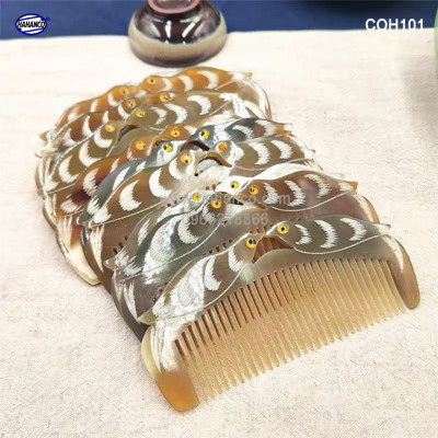 Lược sừng chim đôi giá rẻ (Size: S - 10cm) COH101 - Tượng trưng cho tình yêu và hòa bình - Chăm sóc tóc