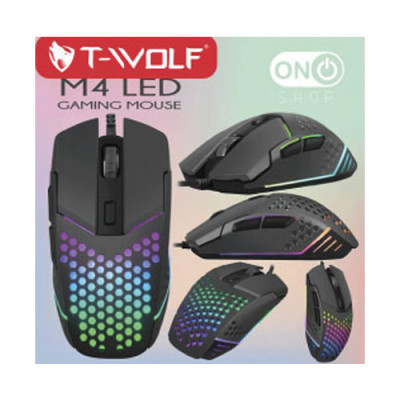 Chuột Gaming T-Wolf M4 Led 7 Màu - Hàng Chính Hãng