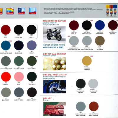 Sơn xịt xe máy Win màu H012 400ml