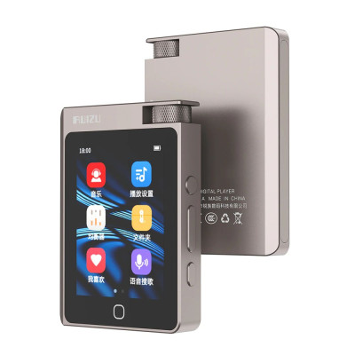 Ruizu A55 - Máy nghe nhạc Hi-Fi cao cấp: Màn Hình Cảm Ứng 2.8inch, Bluetooth 5.2, Chip DSD256, Hỗ Trợ Đa Định Dạng MP3 WMA WAV APE FLAC ACC OGG AIFF DSD, Bộ Nhớ 16Gb, Hỗ Trợ Thẻ Nhớ 128Gb, Tinh Chỉnh EQ, Đọc Sách Điện Tử, Pin 1000mAh - Hàng nhập khẩu