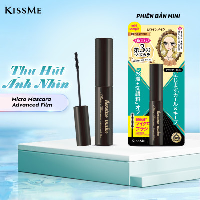 Combo Mascara Chuốt Cong Tơi Mi Và Tẩy Trang Mi Kissme Heroine Make (Combo 6.6 mL & 1.8 G)