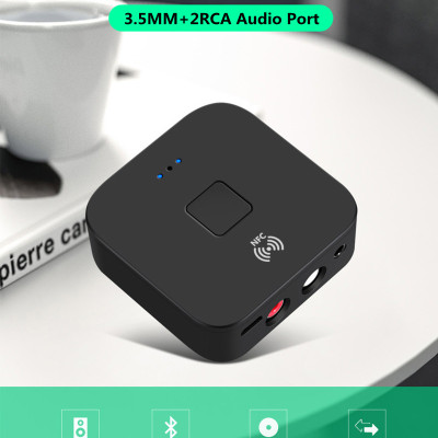 Hàng Chính Hãng - Thiết Bị Nhận Bluetooth B11 - Bluetooth Phiên Bản 5.0 Phạm Vi Kết Nối 10m Hỗ Trợ NFC Kết Nối Đa Dạng 3.5mm AV Giảm Thiểu Tiếng Ồn Chip Giải Mã Bluetooth Cao Cấp Trở Kháng Đầu Ra 75Ω Nhựa ABS Nhỏ Gọn Dễ Sử Dụng Điện Áp 5V - ROGTZ