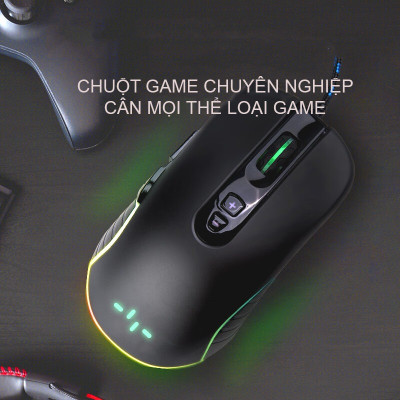 Chuột máy tính có dây Gaming Newmen GX6, màu đen ( New Logo) – Hàng Chính Hãng 