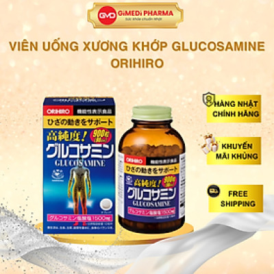 Viên Uống Glucosamine Orihiro 900 Viên/ 950 Viên Nhật Bản Hỗ Trợ Bổ Xương Khớp, Duy Trì Khớp Khỏe Mạnh
