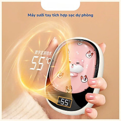 Máy Sưởi Tay Mini Cầm Tay Làm Ấm Nhanh 8s Sạc USB 2 Mức Độ Nhiệt Tùy Chỉnh Chế Độ Kèm Dây Treo Tiện Dụng Văn Phòng Du Lịch Phượt Dã Ngoại – Hàng Nhập Khẩu