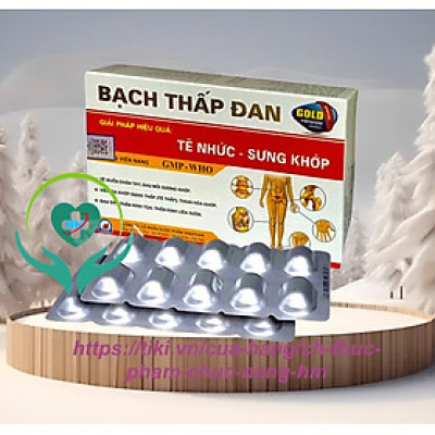 ￼BẠCH THẤP ĐAN  Gold Vinaphar - Hộp 30 viên -  Giảm đau mỏi xương khớp, tê bì chân tay