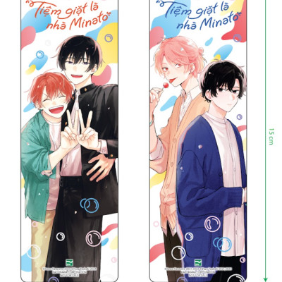 Sách - Bộ Manga - Tiệm Giặt Là Nhà Minato - Tập 4 + Tập 5 (Bộ 2 Tập) - Tặng Kèm Clear Card + Set 2 Bookmark + Standee + Set 2 Huy Hiệu