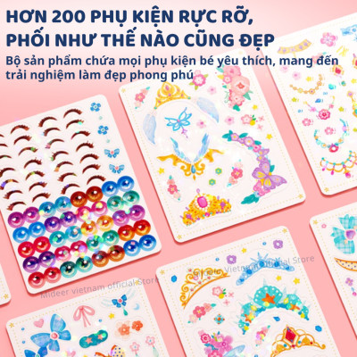 Bộ trang điểm thiết kế thời trang Mideer 3 trong 1 Princess Fantasy Makeup