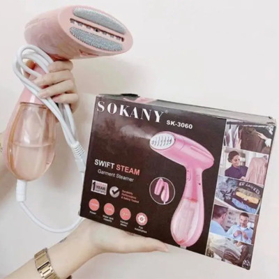 Bàn Ủi Hơi Nước Cầm Tay Sokany 3060 Có Thể Gấp Gọn - Hàng Chính Hãng