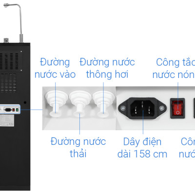 Máy lọc nước RO nóng nguội lạnh Hydrogen Kangaroo 8 lõi Infinity KG10A9I - HÀNG CHÍNH HÃNG - GIAO TOÀN QUỐC