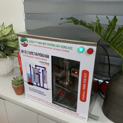 (Hàng chính hãng) Máy lọc nước thải Litero ACE1000I xử lý nước thải Phòng khám chuyên khoa thuộc hệ nội công nghệ oxy hoá bậc cao kết hợp lọc nano và than hoạt tính 1 bộ