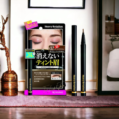 Bút Kẻ Chân Mày Bền Trong 24h Chống Thấm Nét Vẽ Siêu Mịn Kissme Heavy Rotation Tint Liquid Eyebrow