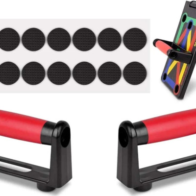 Bảng Dụng Cụ Tập Hít Đất , Tập Chống Đẩy Theo Màu Sắc, Mỗi Màu Sắc Sẽ Tương Ứng Với Bài Tập Khác Nhau Thiết Kế Dày Nhiều Bài Tập - Hàng Chính Hãng BORO SPORT