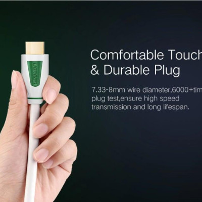 Ugreen UG30189HD116TK 1M màu Đen Cáp tín hiệu HDMI chuẩn 1.4 hỗ trợ phân giải 4K * 2K - HÀNG CHÍNH HÃNG