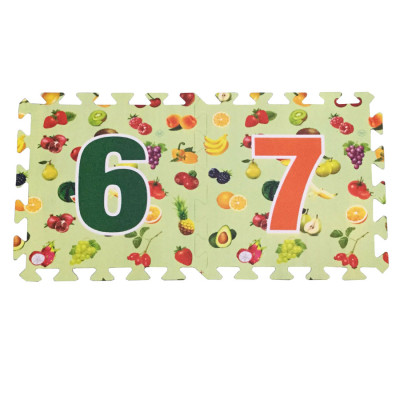 Bộ 10 tấm Thảm xốp cho bé ECOBABY, thảm xốp đạt tiêu chuẩn Mỹ và Châu Âu - kích thước 1 tấm 30x30cm, độ dày 0,9-1cm - 10 số (loại mới)