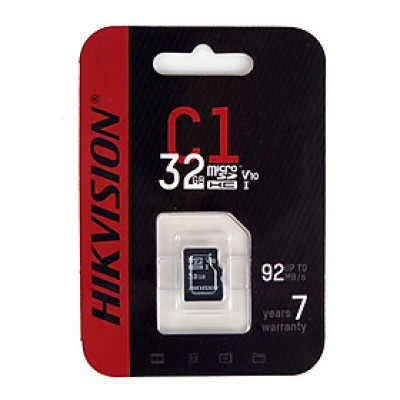 Thẻ Nhớ Micro SD Hikvision 32Gb Class 10 - Hàng Chính hãng