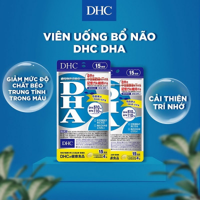 Viên uống bổ não DHC Nhật Bản bổ sung DHA 30 ngày ( hàng chính hãng, có tem phụ )