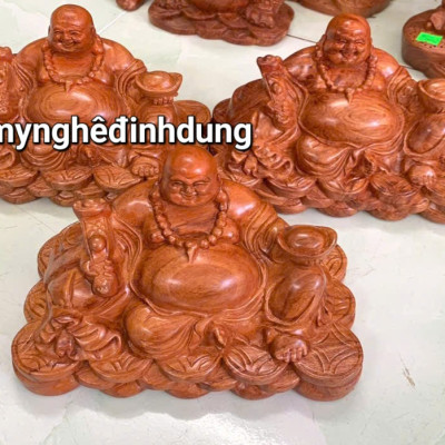 Tượng phật di lặc để bàn học bàn làm việc 20x11x12cm 