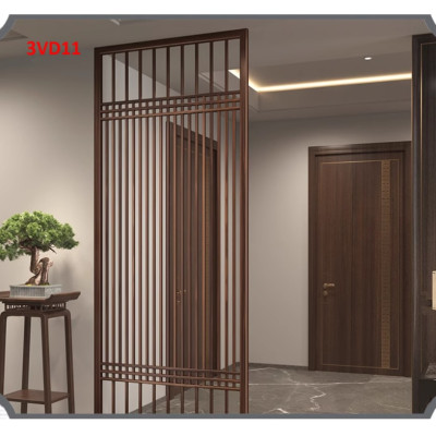 Vách ngăn phòng khách, nhà bếp bằng gỗ 3VD11 - Nội thất lắp ráp Viễn Đông