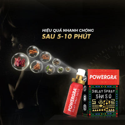 Xịt vệ sinh nam giới Powergra SINSU - Chai 12ml
