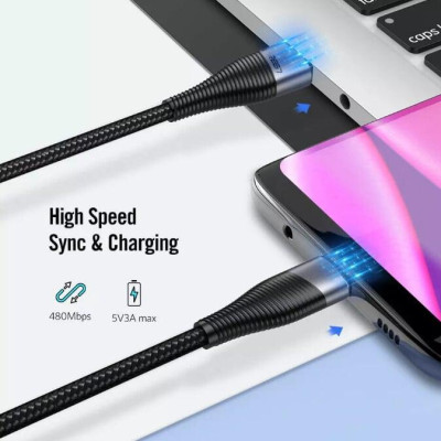 Ugreen UG50874ED017TK 2M màu Xám Cáp sạc truyền dữ liệu USB 2.0 sang MICRO USB đầu mạ thiếc - HÀNG CHÍNH HÃNG