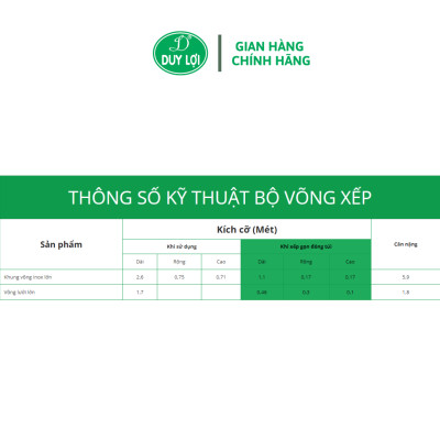 VÕNG XẾP DUY LỢI INOX - CỠ LỚN (QUÀ TẶNG 10 MÓC ÁO KÉP NHỰA CAO CẤP DUY LỢI)