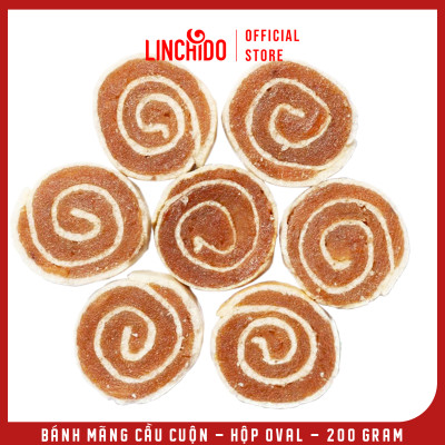 Bánh Mãng Cầu Cuộn - Đặc sản Đồng Tháp - Hộp Oval 200 Gram