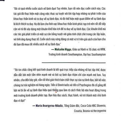 Sách - Khoa Học Thần Kinh Dành Cho Các Nhà Lãnh Đạo