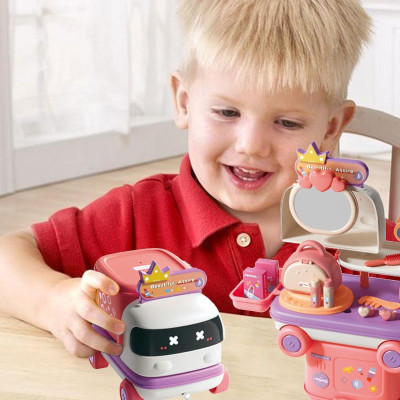 Đồ Chơi Xe Trang Điểm Lưu Động - Play House Beauty Expert - Toys&Joys HY-28 (27 Chi Tiết)
