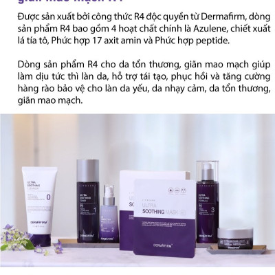 Kem dưỡng Labo Dermafirm - Ultra Soothing Hydra Cream R4 (50ml) phục hồi cho da giãn mao mạch