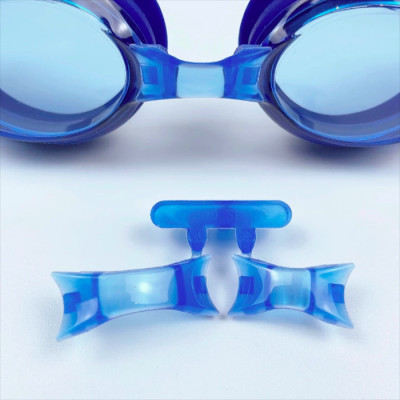 Bộ Kính Bơi Nhật Bản VIEW V500S BL (Xanh dương đậm) Chống Sương Mù Chống Tia UV Và Nón Bơi View V31 Xanh Dương) - Hàng chính hãng