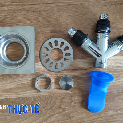 Bộ thoát nước máy giặt, thoát nước thải, nước thoát sàn nhà tắm, vệ sinh kiêm chống mùi hôi, ngăn côn trùng trào ngược – Bộ chia 3, MIHOCO 31