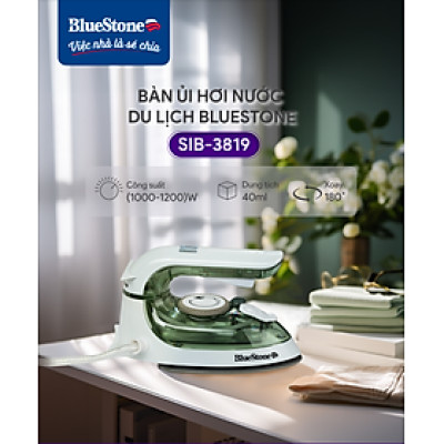 Bàn ủi hơi nước du lịch mini BlueStone SIB-3819 (1200W) - Hàng Chính Hãng