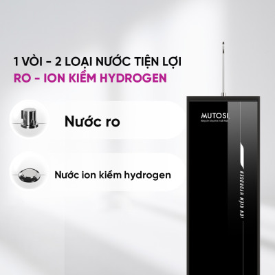 [MIỄN PHÍ VẬN CHUYỂN & LẮP ĐẶT] Máy lọc nước Ion Kiềm Hydrogen. Hàng chính hãng MUTOSI MP-S1001H, 10 cấp lọc mạnh mẽ, 2 chế độ nước