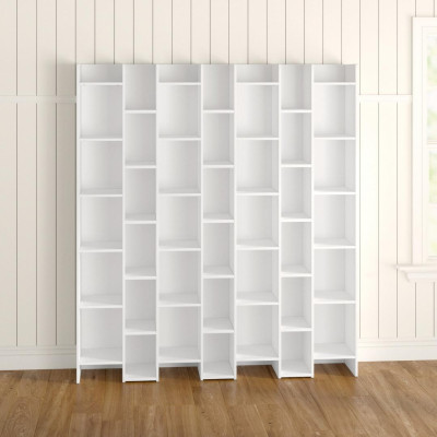 Giá sách gỗ phong cách hiện đại đẹp SMLIFE Beau