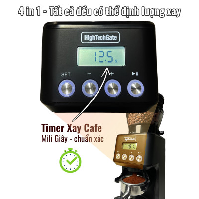 Máy xay cà phê single dose G69 phiên bản xay tự động timer linh hoạt mọi phương thức, 51 cấp độ, hàng chính hãng