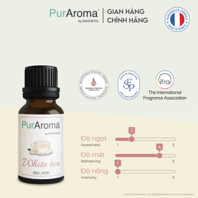 [Best Seller] Combo 7 Tinh Dầu Thiên Nhiên Nguyên Chất PurAroma by IMMORTEL 10mL Chính Hãng Pháp