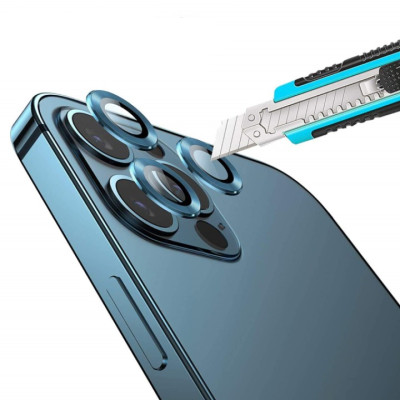 BỘ DÁN 3 MẮT BẢO VỆ CAMERA KUZOOM IPHONE 13 PRO/ 13 PRO MAX - Hàng chính hãng