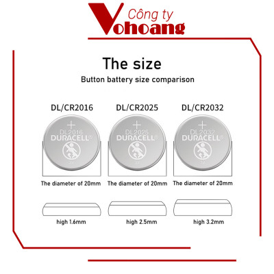 Combo 6 Viên Pin đồng xu Duracell Lithium 2025 (2 viên/ vỉ x 3 vỉ) - O000018