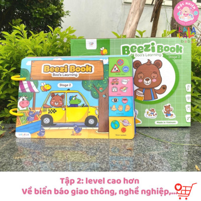 Học liệu bóc dán Busy Book cho bé Lalala Baby nhiều chủ đề đa dạng, song ngữ Anh Việt