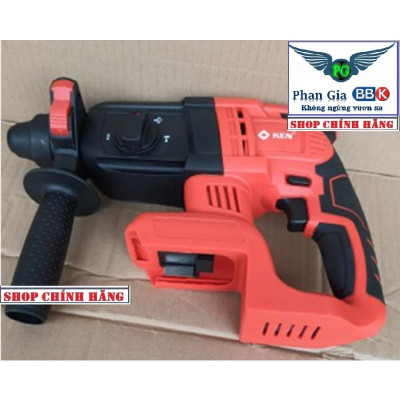 Thân Máy Khoan Bê Tông dùng Pin KEN - Động Cơ Không Chổi Than - 3 Chức Năng - Chuyên Công Trình