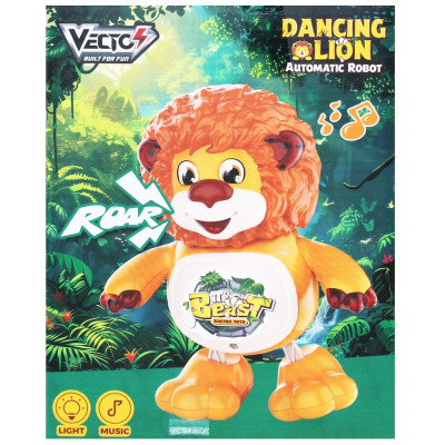 Đồ Chơi Robot Tự Động - Sư Tử Vui Nhộn - Vecto VT9042C