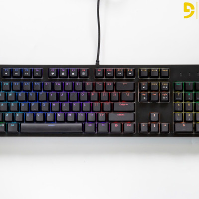 Bàn phím quang cơ Gaming Fuhlen CYBER Led Rainbow 16 chế độ, bảo hành 24 tháng- Hàng chính hãng