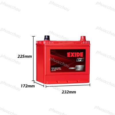 Bình Ắc Quy EXIDE EFB Q85 12V-70Ah