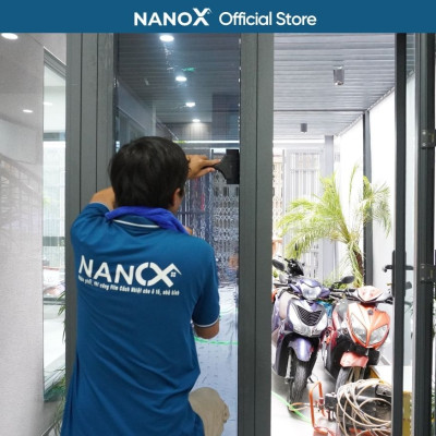 Phim cách nhiệt NanoX A5 màu đen chống nắng nóng cho nhà kính & văn phòng