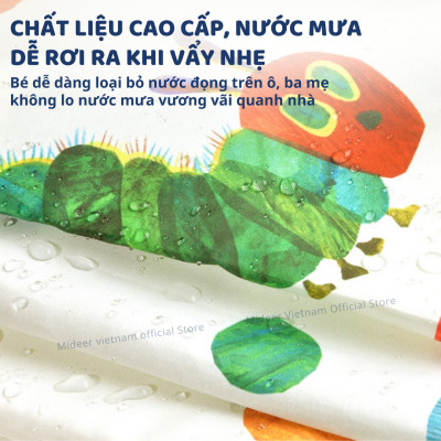 Ô cho bé gái, bé trai dù trẻ em Che Mưa Che Nắng Mideer Umbrella