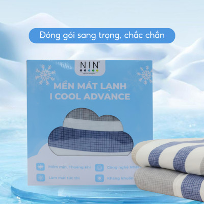[CHĂN HÈ MÁT LẠNH] Mền lạnh I Cool Advance NIN House NM8035 1m6x2m1 | Chăn chần cotton Ice Silk