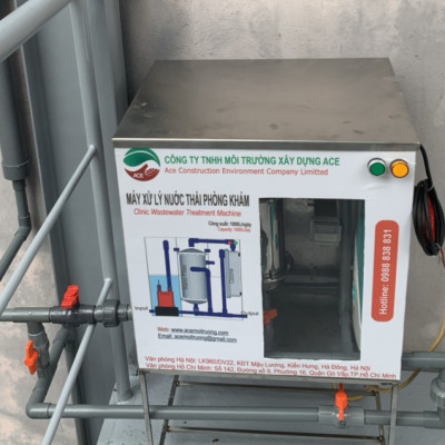 (Hàng chính hãng) Máy lọc nước thải Litero ACE1000I xử lý nước thải Phòng xét nghiệm Công nghệ oxy hoá bậc cao kết hợp lọc nano và than hoạt tính 1 bộ