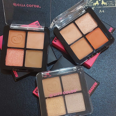 Phấn mắt CITY COLOR eye shadow the Smokeys Palate 4 ô.